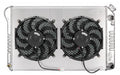 Cold Case Radiators GMG544-5K LS Series Radiator for GM G-Body 1978-88 with Dual Fans, Aluminum, Polished Finish