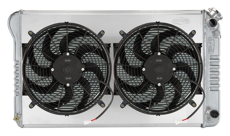 Cold Case Radiators GMT558ALSSK Aluminum Radiator for GM LS-Series Trucks, Passenger Side Inlet and Outlet, Polished Finish