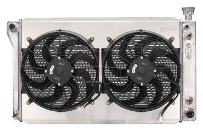 Cold Case Radiators GMT572ASK 1988-1998 GM 1500 Pickup 5.3L Aluminum Radiator with Dual 14-Inch Fans