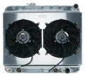 Cold Case Radiators GPG22AK 1964-1965 GTO Aluminum Radiator with Air Conditioning, Passenger Side Inlet and Outlet, Polished Finish