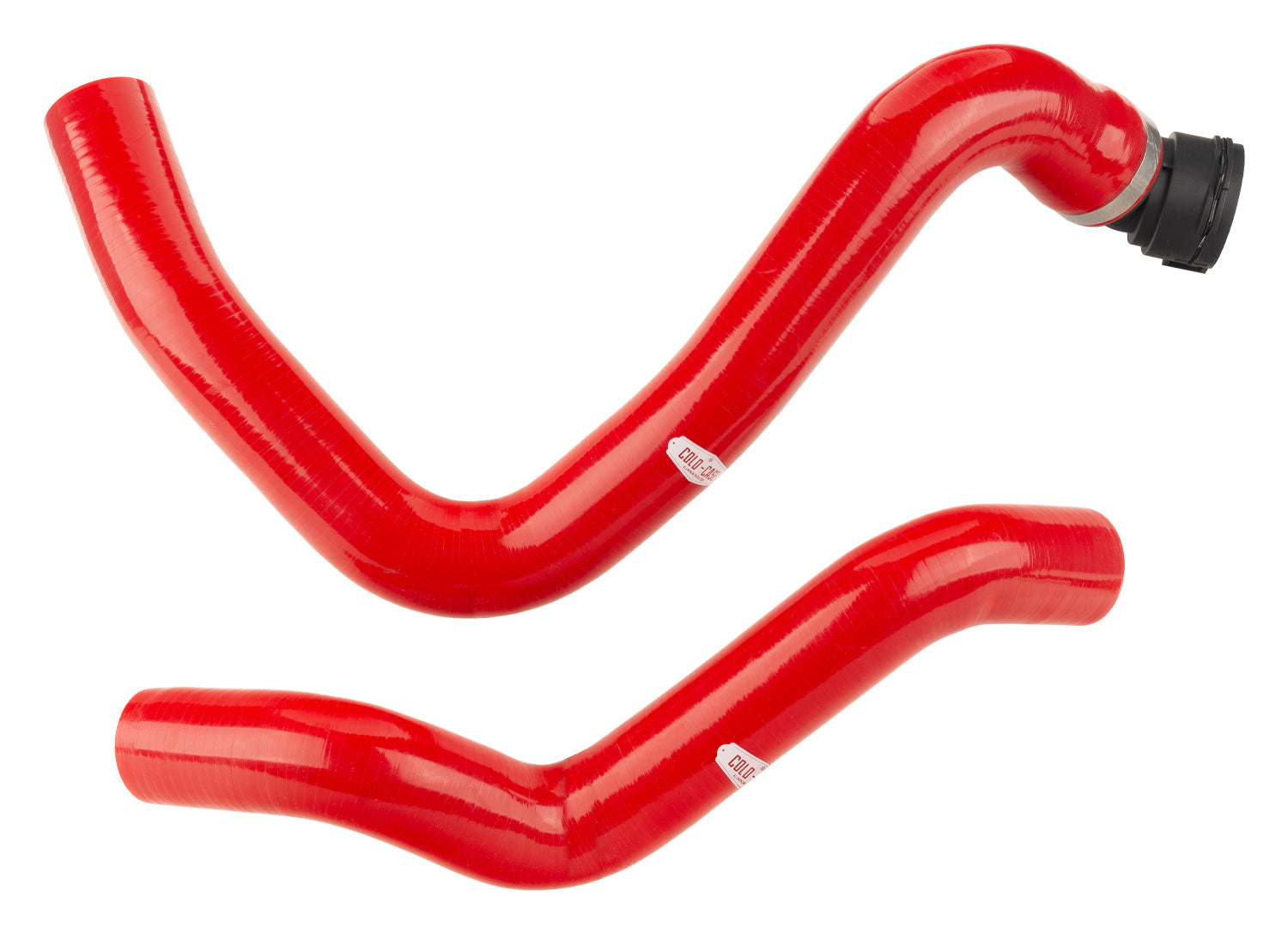 Cold Case Radiators HFOR30R Radiator Hose Kit for Ford Mustang 1979-1993, 2011-2014, Red Silicone Upper and Lower Hoses
