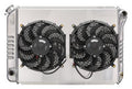 Cold Case Radiators LMM570-5K Mustang Coyote Swap Aluminum Radiator with Dual Fans for 1979-1993 Ford Mustang