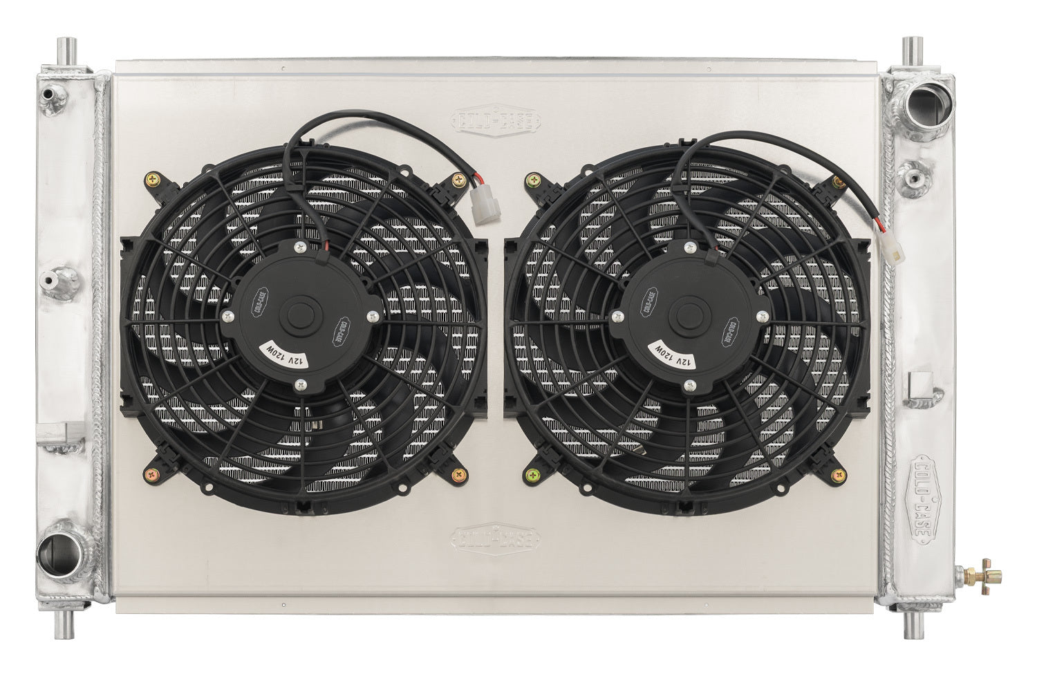 Cold Case Radiators LMM573-5K 28-Inch Aluminum Radiator with Dual 12-Inch Fans for Ford Mustang 1997-2004