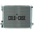 Cold Case Radiators LMM574 Aluminum Radiator for Ford Mustang 2005-2014, Passenger Side Inlet, Driver Side Outlet, Polished Finish
