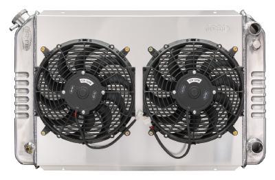 Cold Case Radiators LMM576K LS Swap Radiator with Dual Fans for 1979-1993 Ford Mustang