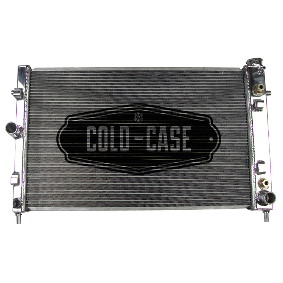 Cold Case Radiators LMP5000A Aluminum Radiator for GM LS-Series, 31 Inch Width, 21 Inch Height, Driver Side Inlet, Passenger Side Outlet