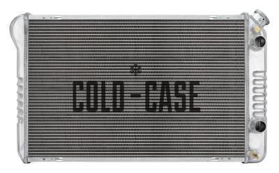 Cold Case Radiators LMP590-5 LS Series Radiator for GM F-Body 1982-1992, 32 Inch Width, Passenger Side Inlet and Outlet, Aluminum, Polished Finish