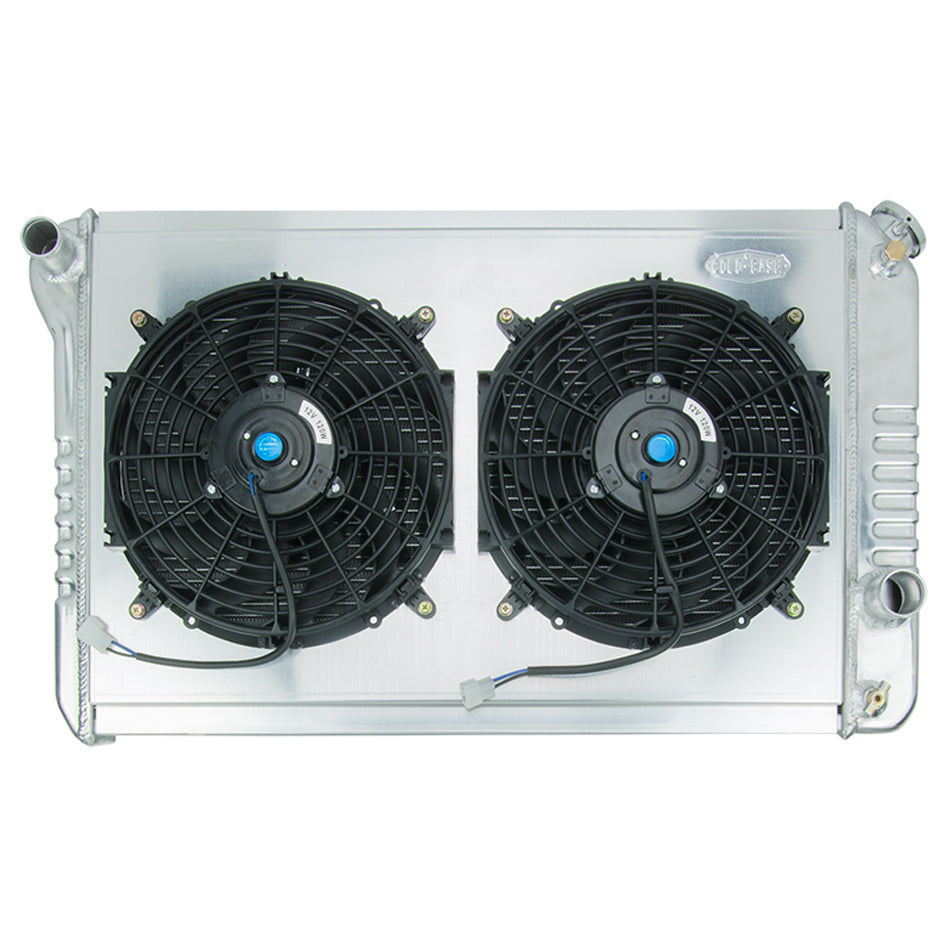 Cold Case Radiators LMP590AK Chevrolet Camaro and Firebird 1982-1992 Aluminum Radiator with Dual 12-inch Fans