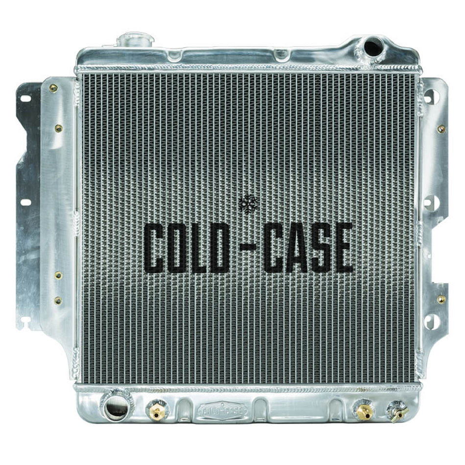Cold Case Radiators MOJ991A Aluminum Radiator for Jeep Wrangler TJ and YJ 1987-2006, Passenger Side Inlet, Driver Side Outlet, 25.8 x 23 Inches