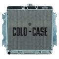 Cold Case Radiators Mopar A-Body / B-Body / C-Body / E-Body 1962-1974 Aluminum Radiator with 26.3 Inch Width and 23.5 Inch Height, Center Inlet, Driver Side Outlet