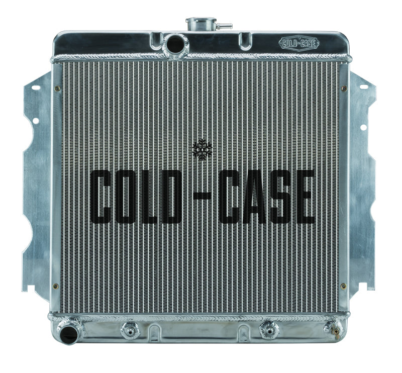 Cold Case Radiators MOP751AK Aluminum Radiator for Mopar A-Body, B-Body, C-Body, E-Body 1962-1974 with Fan, 26.3 x 23.5 Inches