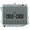 Cold Case Radiators Mop754A E Body Challenger Radiator for 1966-1974 with Aluminum Construction and Passenger Side Inlet
