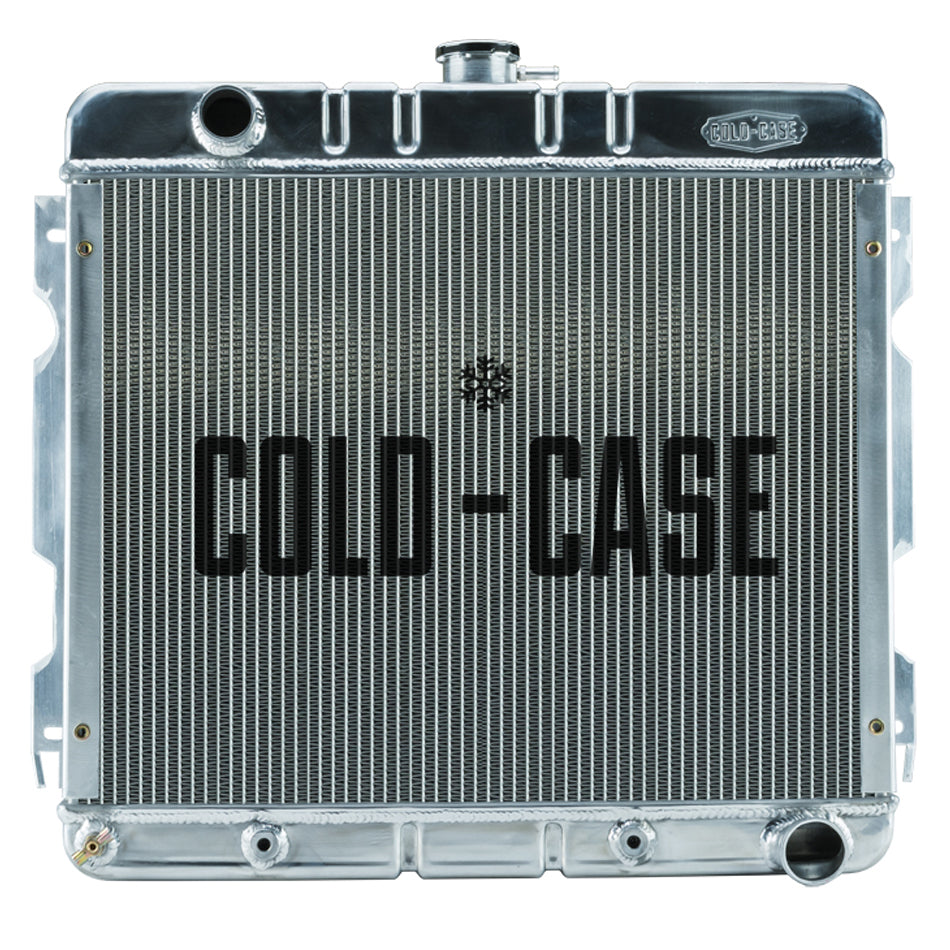 Cold Case Radiators Mop755A Aluminum Radiator for 1970-1972 A-Body and B-Body Mopar Vehicles, 25 Inch Width by 22.5 Inch Height, Driver Side Inlet and Passenger Side Outlet