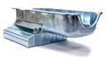 Champ Pans CP57 SBC Claimer Pan Rear Sump Oil Pan, 7 Quart Capacity, 7-Inch Deep Steel Construction with Zinc Plating and Two-Piece Seal