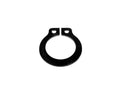 Brian Tooley Racing TK/CLIPS Rocker Arm Trunnion Kit Retainer Clip, 0.563 Inch Diameter, Steel, Natural Finish