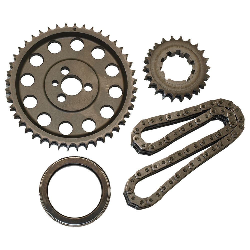 Cloyes 9-3600TX9Z SBC Billet Roller Timing Set with Double Roller Chain and Adjustable 9-Keyway