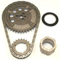 Cloyes 9-3672TX3Z Billet True Roller Timing Chain Set for GM LS2 2006, Single Roller, Adjustable Keyway, Steel Construction