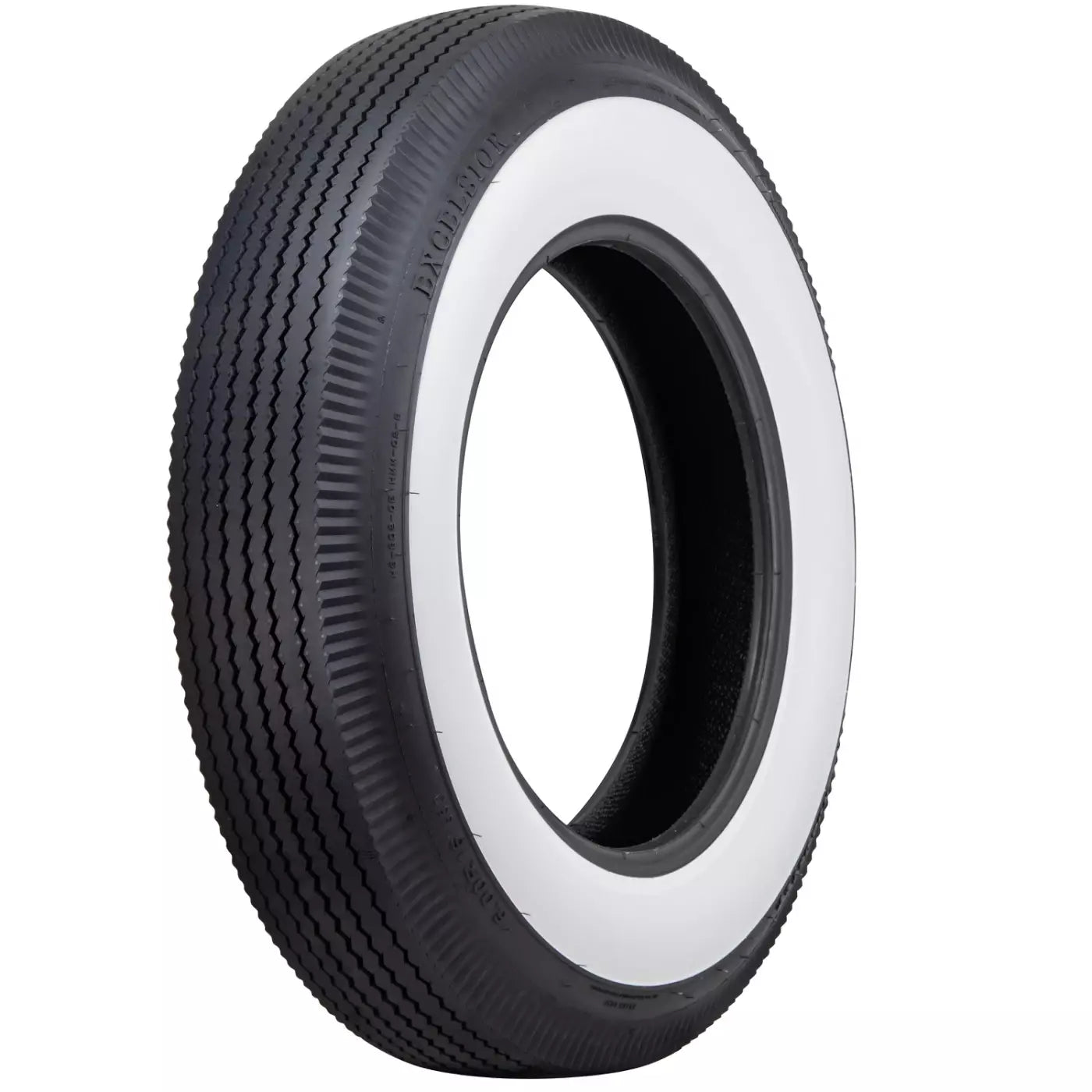 Coker Tire 518104 650R16 Wide Whitewall Bias Tire for Classic Vehicles