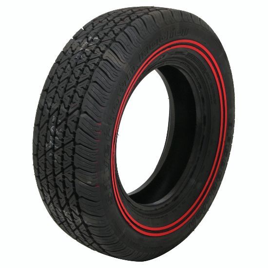 Coker Tire P205/70R14 BFGoodrich Silvertown Radial Tire with Dual Redline Sidewall