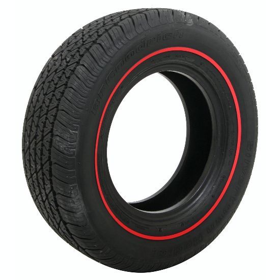 Coker Tire P235/70R15 BFGoodrich Silvertown Radial Tire with Red Line Sidewall