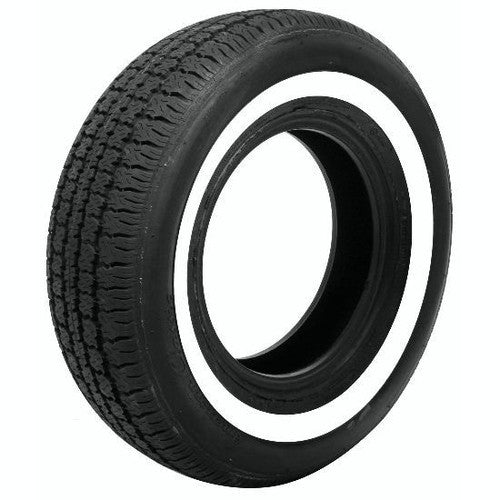 Coker Tire P235/75R15 Classic Star Series Radial Tire with White Sidewall