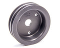 Coleman Racing Products DS-364-2L SBC Aluminum Lower Pulley for Small Block Chevy with 2-Groove V-Belt, 5.875 Inch Diameter, Black Anodized Finish