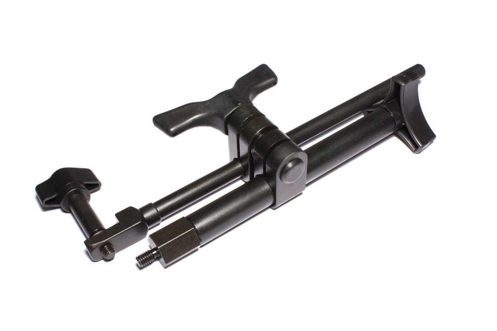 Comp Cams 4902CPG Camshaft Checking Fixture with Cylinder Heads On, Aluminum, Black Anodized, 1/2 Inch Head Studs