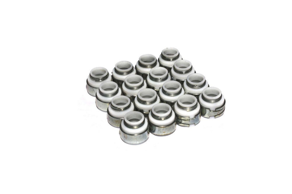 COMP CAMS 510-16 Teflon Valve Seals for 11/32 Inch Valve Stems, 0.500 Inch Guide, Set of 16