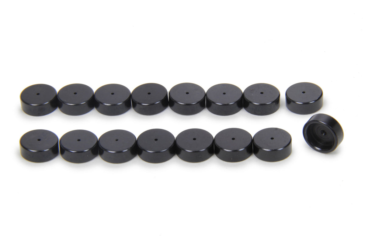 Comp Cams 622-16 Valve Lash Cap 3/8 Inch Stem Diameter, 0.080 Inch Thickness, Steel, Natural Finish, Set of 16
