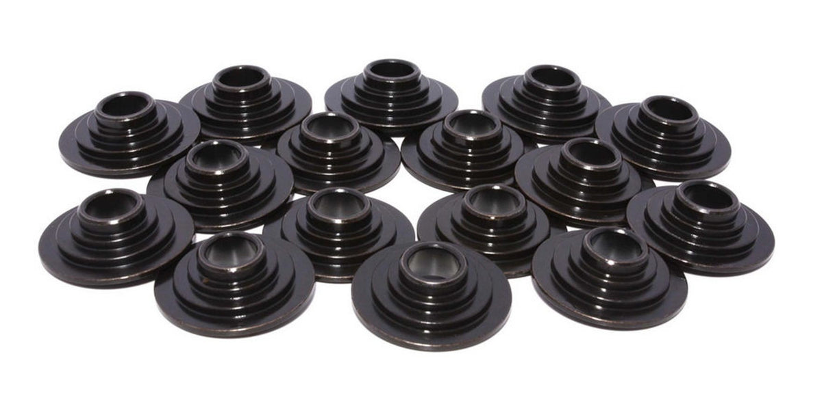 COMP Cams 746-16 Super Lock Valve Spring Retainer Steel 10 Degree with 1.120 Inch OD, Black Oxide Finish, Set of 16