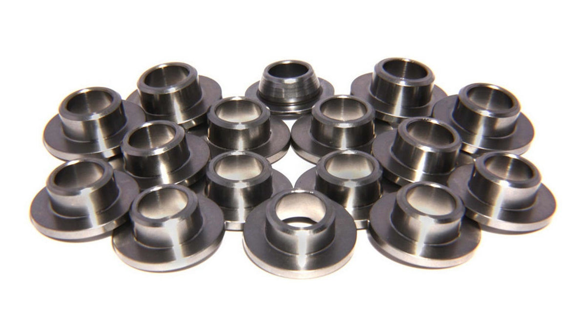 COMP Cams 794-16 Titanium Valve Spring Retainers, 10 Degree, 0.640 Inch OD Step, 1.300 Inch Single Spring, Set of 16
