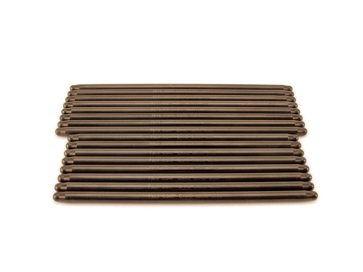 Comp Cams 7964-16 Hi-Tech 3/8 Inch Diameter Pushrods for Big Block Chevy, 8.68 and 9.65 Inch Length, Chromoly Material