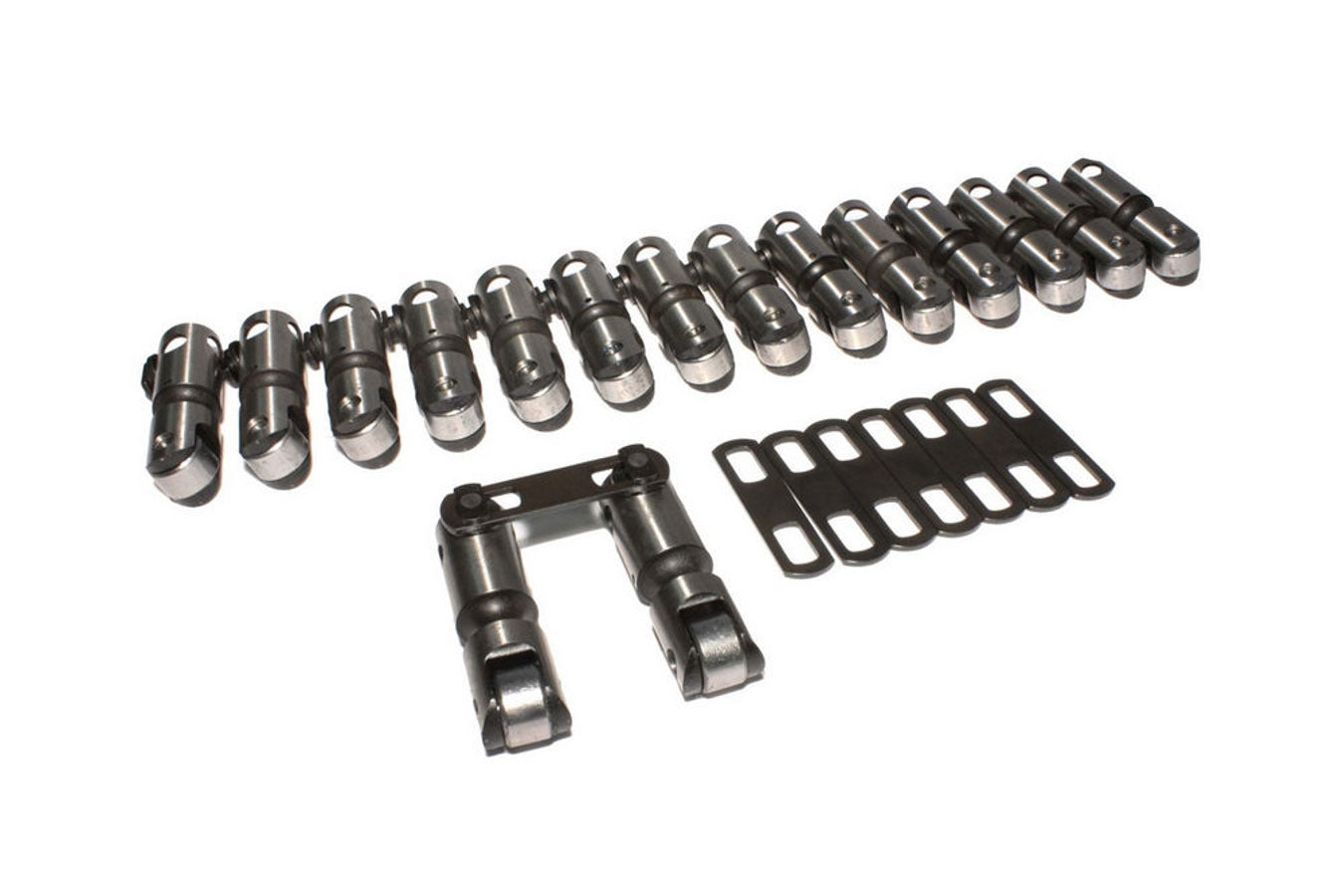 COMP Cams 840-16 Endure-X Mechanical Roller Lifters for Ford 351C-400M with 0.875 Inch OD, Set of 16