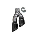 Corsa Performance 14031BLK Exhaust Tip with Dual 4-Inch Round Outlets and Black Finish