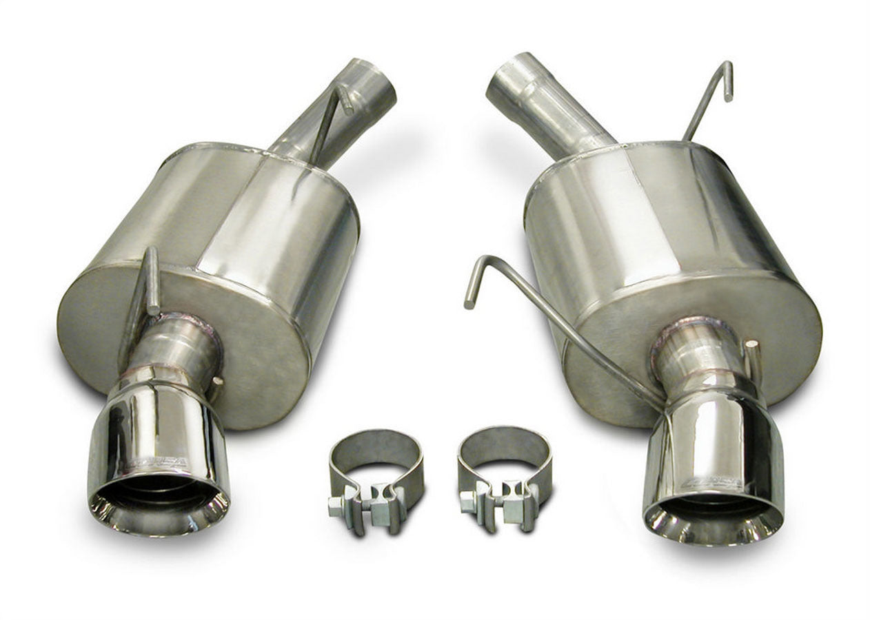 Corsa Performance 14311 Axle-Back Exhaust System for Ford Mustang 2005-2010 4.6L/5.4L, Stainless Steel, 2.5 Inch Diameter, 4 Inch Tips