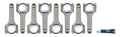Carrillo Rods CR5287-8 Small Block Chevy H Beam Connecting Rod Set, 6.125 Inch Length, Bushed, Steel, with 3/8 Inch Cap Screws