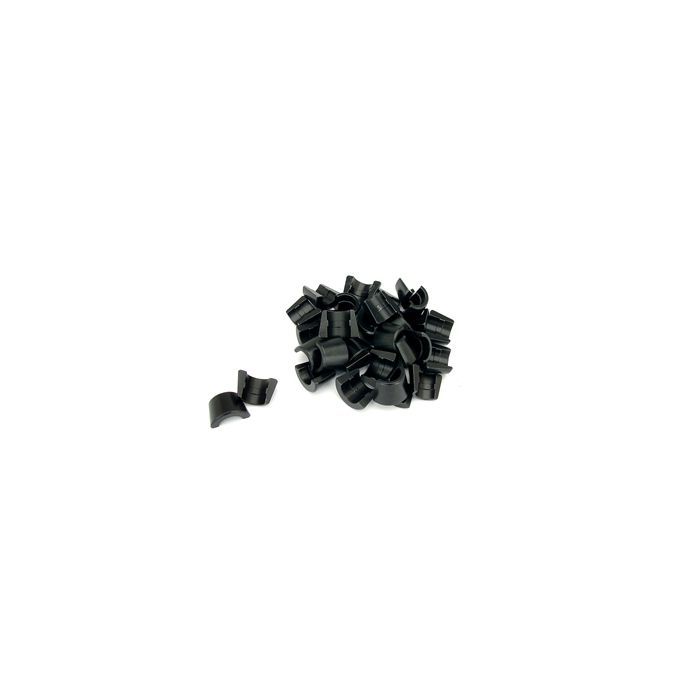 CROWER 86108X2-16 Billet Performance Valve Locks with 7 Degree Angle, 3/8 Inch Valve Stem, 0.050 Inch Reduced Installed Height, Chromoly, Black Oxide Finish, Set of 16