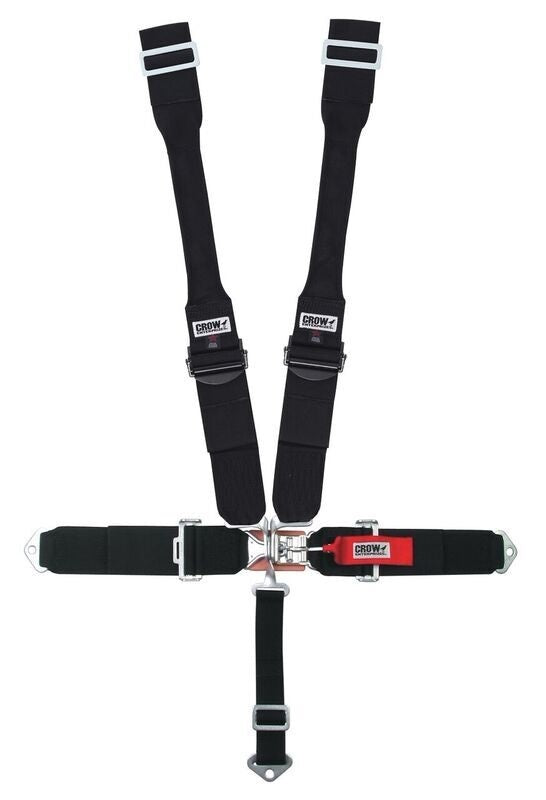Crow Safety Gear 11004PRB 5-Point Latch and Link Harness, 52 Inch Length, Black