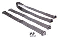 CROW SAFETY GEAR SP-54 Full Chassis Safety Tether for Sprint Car Wing, 1 Inch Wide, Nylon, Black