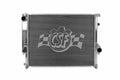 CSF Cooling Radiator for BMW 320i and 323, 1992-1998, Aluminum Polished with Driver Side Inlet and Passenger Side Outlet