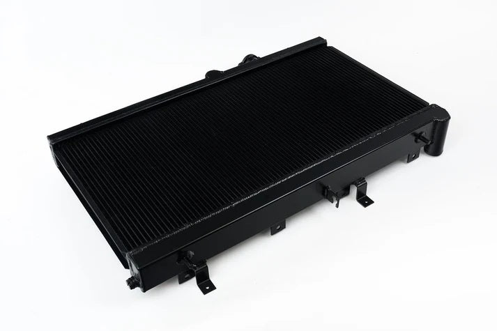 CSF Cooling Radiator 3076B for Subaru Impreza 2002-2007, Aluminum, Black Powder Coat, 27.75 in Wide