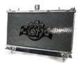 CSF Cooling Radiator 7003 for 2010-2012 Chevy Camaro with Oil Cooler, Single Pass, Driver Side Inlet, Passenger Side Outlet, Aluminum, Polished Finish