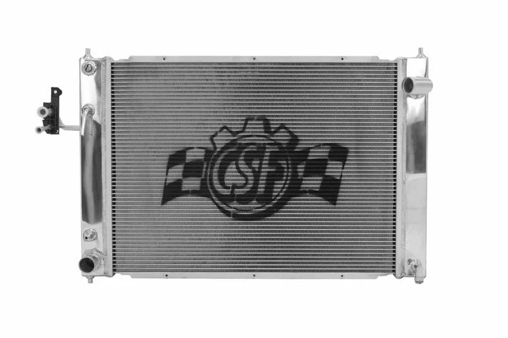 CSF Cooling Radiator for Nissan 370Z and Infiniti G37 2008-2013, Aluminum, 25.062 in W x 17.625 in H, Single Pass, Passenger Side Inlet, Driver Side Outlet