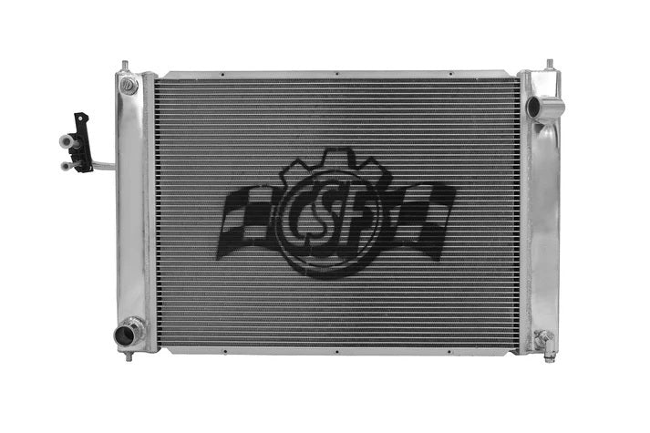 CSF Cooling Radiator 7012T for Nissan 370Z and Infiniti G37, Aluminum, Passenger Side Inlet, Driver Side Outlet, Manual Transmission