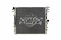 CSF Cooling Radiator for Jeep Wrangler JK 2007-2018, 21.938 Inches Wide, Aluminum, Single Pass, Polished Finish