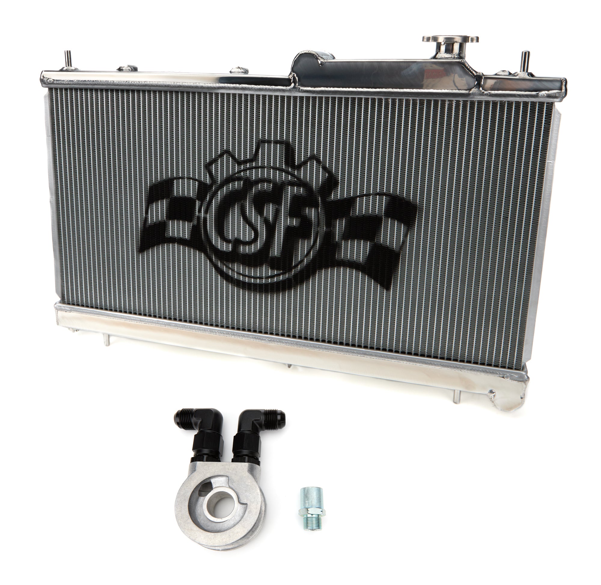 CSF Cooling 7042O Radiator for Subaru Impreza 2008-2014 with Oil Cooler, 27.688 Inches Wide