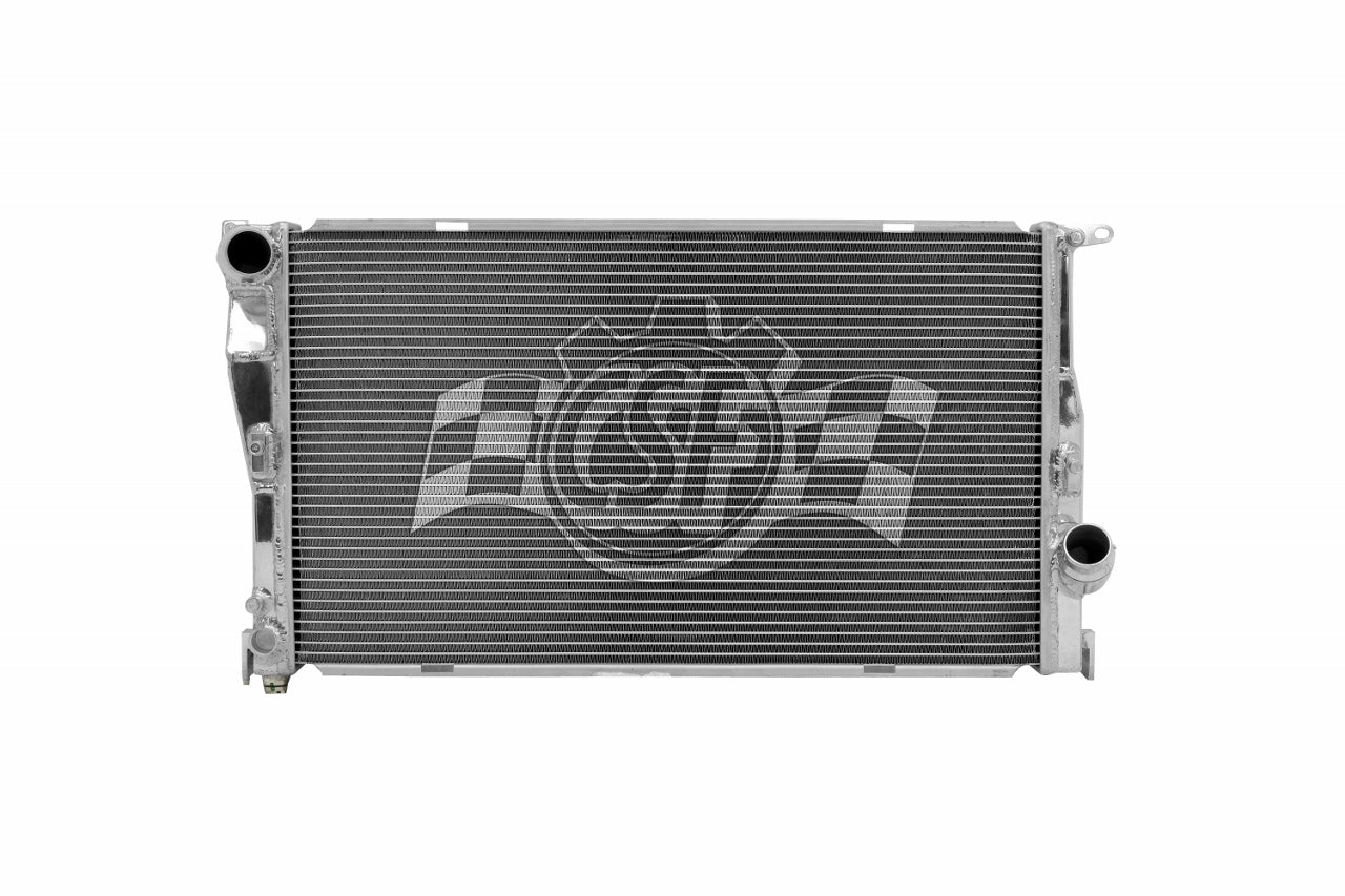 CSF Cooling Radiator 7045 for BMW 1 Series 2008-2011, 23.625 Inch Wide, Aluminum, Single Pass, Driver Side Inlet, Passenger Side Outlet