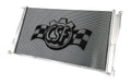 CSF Cooling Radiator for BMW 1 Series 2008-2011, 23.625 Inch Width, Aluminum, Single Pass, Driver Side Inlet, Passenger Side Outlet