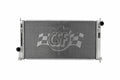 CSF Cooling Radiator 7050 for Scion FRS and Subaru BRZ, 25.56 Inch Width, Aluminum, Polished Finish, Single Pass Design, Passenger Side Inlet, Driver Side Outlet