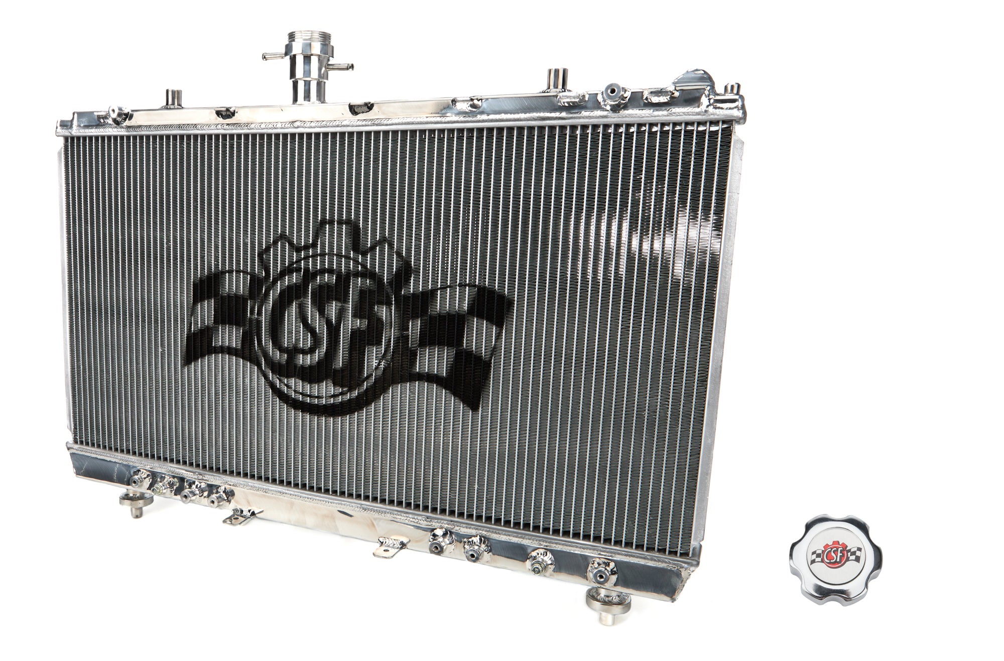 CSF Cooling Radiator for 2012-2015 Chevy Camaro SS, 31 Inch Width, Aluminum, Includes Oil Cooler